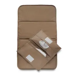 Kipkep Napper verschoonset coffee bruin