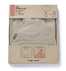 Kipkep Feedi borstvoedingsdoek cookie beige katoen