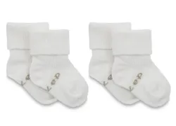 Kipkep Blijf baby sokjes 6-12 mnd offwhite/wit
