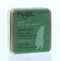 Najel Aleppo zeep scrub dode zee klei