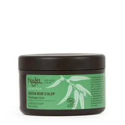 Najel Aleppo zeep scrub zwart eucalyptus