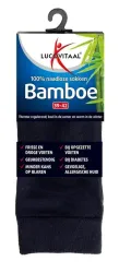 Lucovitaal Bamboe sok lang blauw maat 39-42