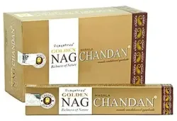Vijayshree Wierook golden nag chandan stokjes