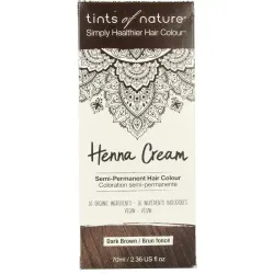 Tints Of Nature Henna cream dark brown semi permanent