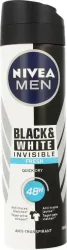 Nivea Men deodorant spray invisible black & white fresh