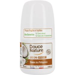 Douce Nature Deodorant roll on met kokos 24h bio