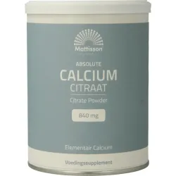 Mattisson Calcium citraat poeder - 21% elementair calcium