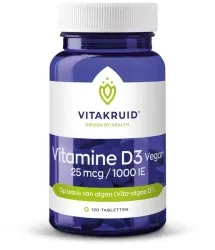 Vitakruid Vitamine D3 Vegan 25 mcg / 1000 IE