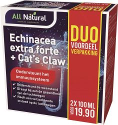 All Natural Echinacea extra forte   cat's claw
