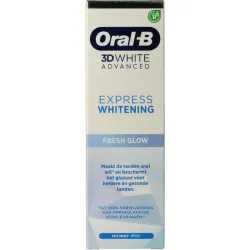 Oral B Tandpasta3D white advanced expres fresh whitening