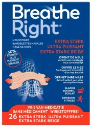 Breathe Right Neusstrips extra sterk