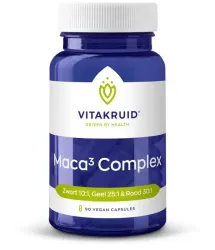 Vitakruid Maca complex zwart/geel/rood