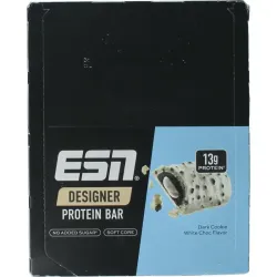 ESN Dark cookie white chocolate bar 45g
