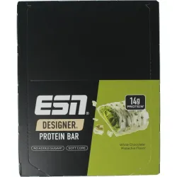 ESN White chocolate pistache bar 45g