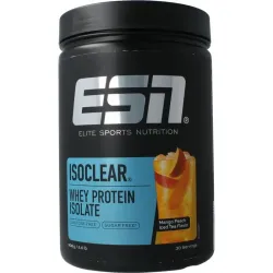 ESN Isoclear whey isolate mango peach ice tea