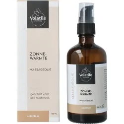Volatile Massageolie zonnewarmte glas met pomp