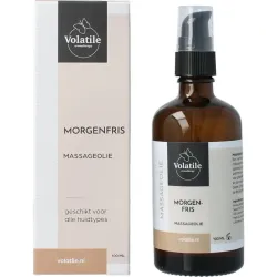 Volatile Massageolie morgenfris glas met pomp