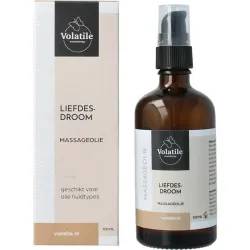 Volatile Massageolie liefdesdroom glas met pomp