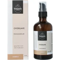Volatile Massageolie overgave glas met pomp