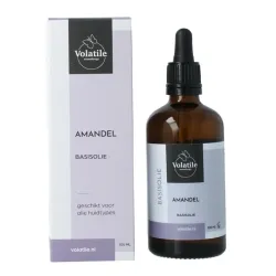 Volatile Amandel basisolie glazen fles