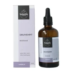 Volatile Druivenpit basisolie glazen fles