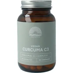 Mattisson Curcumin C3 bioperine 500mg vegan