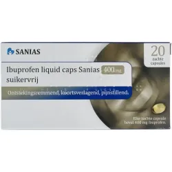 Sanias Ibuprofen liquid 400mg suikervrij