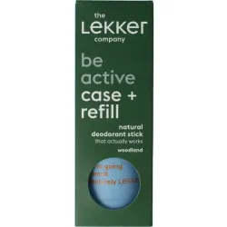 Lekker Company Deodorant refill starter be active