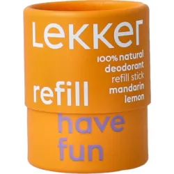 Lekker Company Deodorant refill have fun