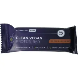 Vitakruid Clean vegan protein bar - apple cinnamon