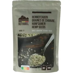 Nutribel Hennepzaad gepeld raw bio