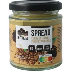 Nutribel Curry linzen spread glutenvrij bio