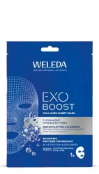 Weleda Exo boost collageen sheet mask bio