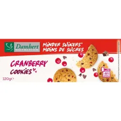 Damhert Cranberry cookies minder suiker