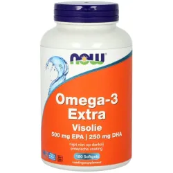 NOW Omega 3 extra visolie 500mg