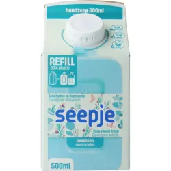Seepje Handzeep eucalyptus rozemarijn refill