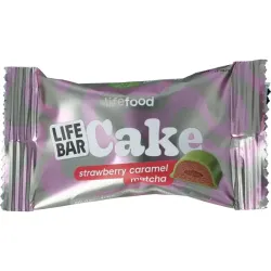 Lifefood Cake strawberry caramel matcha