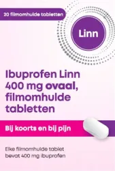 Linn Ibuprofen 400mg wit tablet