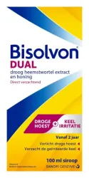 Bisolvon Dual droge hoest/keelirritatie siroop