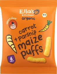 Ella's Kitchen Maize puffs carrot/parsnip 6  maanden bio