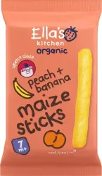 Ella's Kitchen Maize sticks peach banana 7  maanden bio