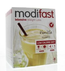 Modifast Intensive milkshake vanille 8 stuks