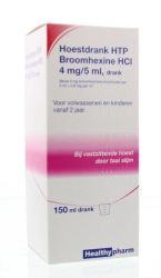 Healthypharm Hoestdrank broomhexine HCI 4mg/5ml