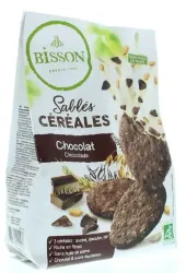 Bisson Zandkoekjes chocolade & granen bio