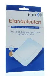 Hekaplast Eilandpleister 10 x 15cm steriel