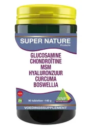 SNP Glucosamine chondro MSM hyaluron curcum boswellia