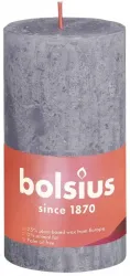 Bolsius Rustiekkaars shine 130/68 frosted lavender