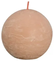 Bolsius Rustiek bolkaars shine 76 misty pink