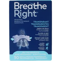 Breathe Right Neusstrips clear