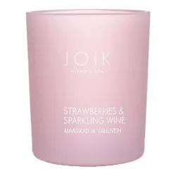 Joik Organics Geurkaars strawberry & sparkling wine vegan